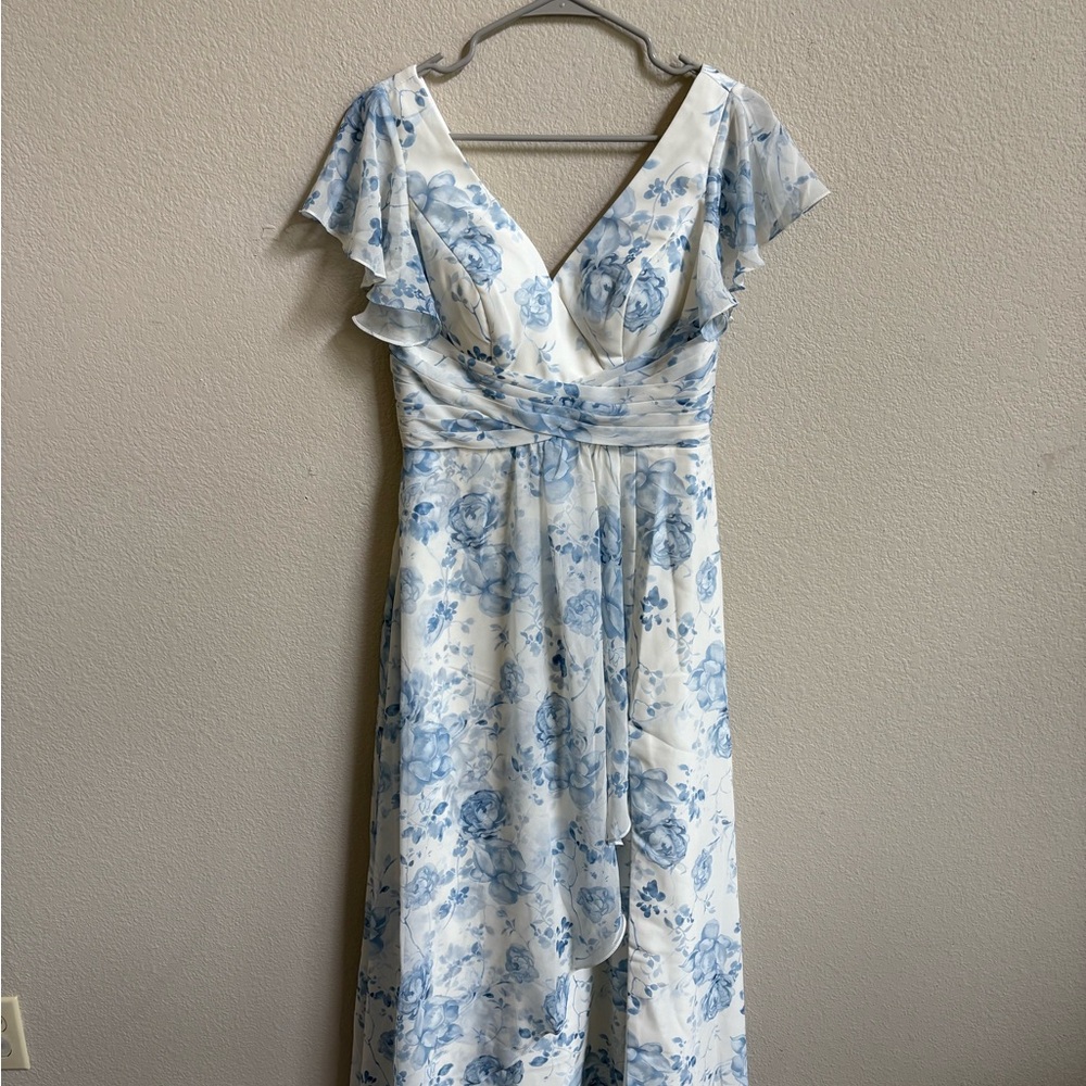 Formal Floral Bridesmaid Dress